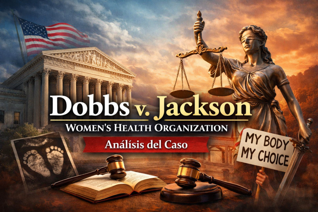 Dobbs v. Jackson Women’s Health Organization (2022): análisis didáctico del caso que reconfiguró el debate constitucional sobre el aborto en Estados Unidos